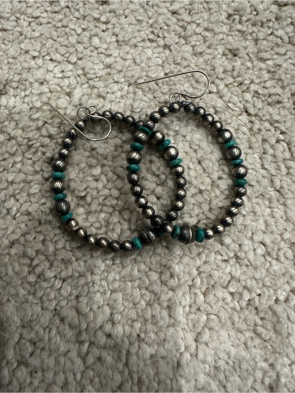 Sterling silver and turquoise handmade